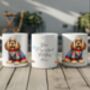 Personalised Cocker Spaniel In Christmas Jumper Mug, thumbnail 2 of 2