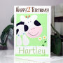 Personalised Farm Cow Age Birthday Card, thumbnail 3 of 9