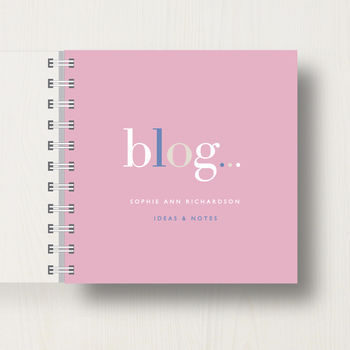 Personalised Blogger's' Small Notebook, 9 of 10