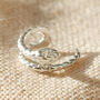 Tiny Sterling Silver Snake Ear Cuff, thumbnail 4 of 9