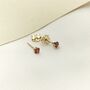 Solitaire Stud Earrings, thumbnail 1 of 4