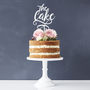 'The Cake' Personalised Cake Topper, thumbnail 1 of 8