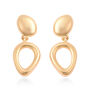 Volcan Stud Drop Earrings In 18ct Gold Vermeil, thumbnail 1 of 4