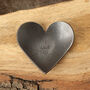 Decorative Iron Heart Dish, Hand Forged With Smooth Finish, thumbnail 2 of 10