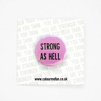 Feminist Slogan Button Badges, 7 of 8