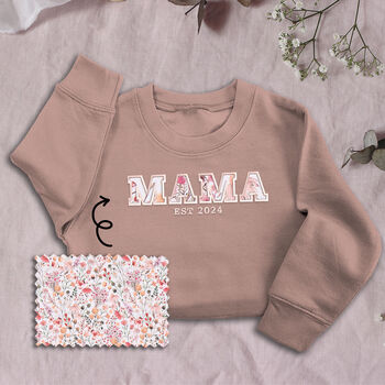 Personalised 'Mum' Appliquéd Family Sweatshirt, 3 of 11