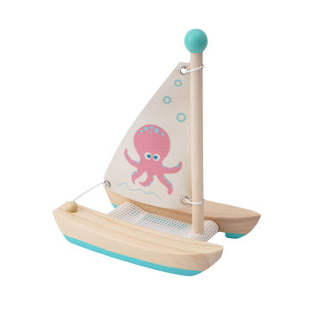 Little Tribe Wooden Catamaran Sailing Boat | Age Two+, 6 of 10