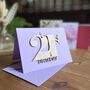 Personalised 21st Birthday Card, thumbnail 1 of 10