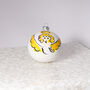 Christmas Angel Artist Bauble, 8cm, thumbnail 1 of 3