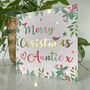 Superstar Christmas Auntie Card, thumbnail 2 of 5