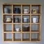 Handcrafted Solid Wooden Cup And Mug Display Shelf, thumbnail 5 of 7