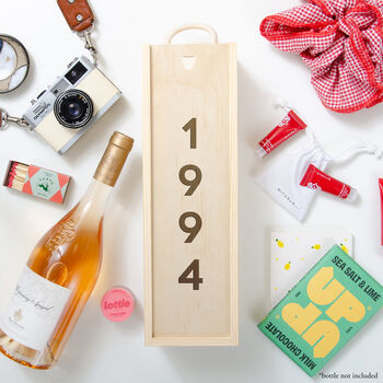 Personalised Birth Year Bottle Box, 4 of 6