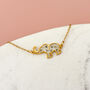 Gold Elephant Necklace, thumbnail 7 of 7