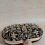Black Handcrafted Pearl Clutch Bag, thumbnail 3 of 12
