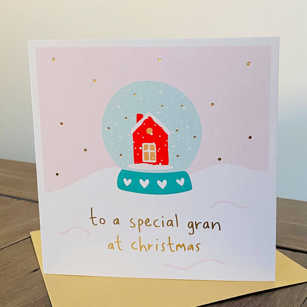 Gran Gold Foil Luxury Christmas Card