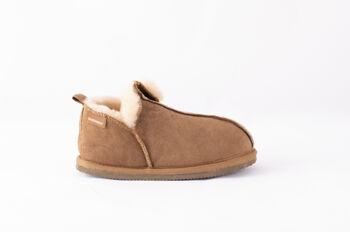 Annie Sheepskin Slipper In Cognac, 4 of 5
