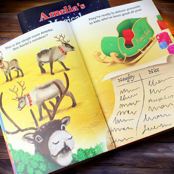 Personalised Magical Christmas Adventure Story Book And, 10 of 12