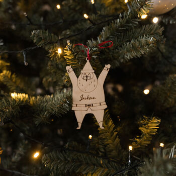 Personalised Father Christmas Decoration, 3 of 3