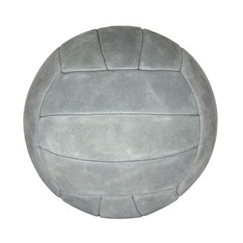 Hand Sewn Suede Leather Football Ball Size Five, 6 of 8
