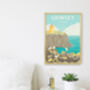 Grimsey Iceland Travel Poster Art Print, thumbnail 3 of 8