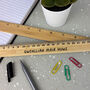 Engraved Personalised Ruler, thumbnail 5 of 5
