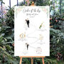 Illustrated Wedding 'Order Of The Day' Sign, thumbnail 1 of 4
