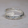 Sterling Silver Leopard Print Wrap Around Thumb Ring, thumbnail 2 of 3