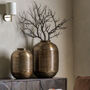 Souk Large Bronze Aluminium Vase, thumbnail 1 of 7