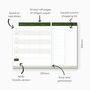 A4 Weekly Meal Planner With Tear Off Grocery List, thumbnail 6 of 10