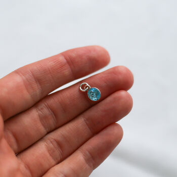 Add A Birthstone Charm, Sterling Silver, 3 of 5