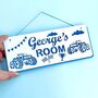 Personalised Monster Truck Children's Door Sign, thumbnail 3 of 12