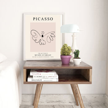 Picasso Butterfly Art Print, 4 of 4