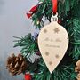Personalised Christmas Wooden Bauble, thumbnail 2 of 5