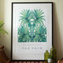 Classic Fan Palm Art Print, thumbnail 4 of 8
