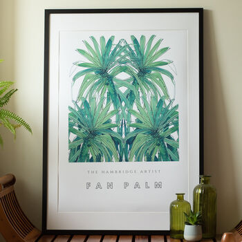 Classic Fan Palm Art Print, 4 of 8