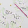 Tropical Palm Hen Party Advice Cards, thumbnail 1 of 2