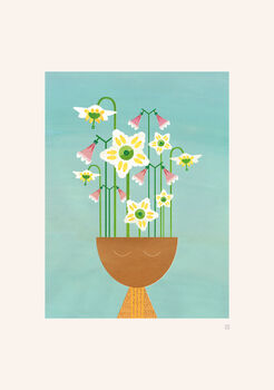 Limited Edition Plant Head A2 Giclée Art Print, 2 of 6