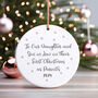 To Our Daughter And Son In Law First Metallic Christmas Decoration, thumbnail 1 of 3