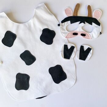 Felt Cow Costume For Kids And Adults, 2 of 8