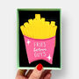 Fries Before Guys Letterbox Cookie, thumbnail 1 of 9