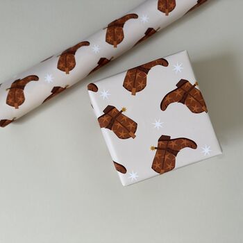 Cowboy Boots Luxury Wrapping Paper, 3 of 5