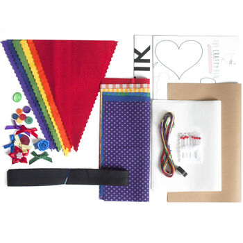 Personalised Rainbow Bunting Kit, 5 of 5