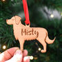 Golden Retriever Personalised Dog Wooden Decoration, thumbnail 4 of 5
