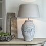 Grey Stone Effect Concrete Table Lamp And Shade, thumbnail 1 of 3