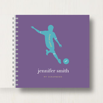 Personalised Kid's Football Scrapbook Or Memory Book, 8 of 9