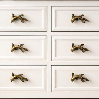 Antique Brass Fish Shaped Drawer Knob, 4 of 7