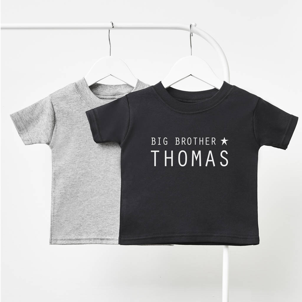 Big Brother Personalised Children's T Shirt By Sophia Victoria Joy