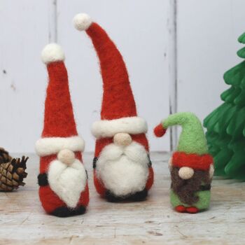 Santa Gnomes Needle Felting Craft Kit, 2 of 4