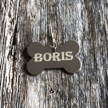 Gold And Silver Bone Dog Tag, 8 of 10