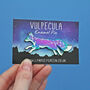 Vulpecula Fox Constellation Enamel Pin Badge, thumbnail 1 of 4
